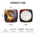 thumbnail image 6 of Lsque Geometric American Bald Eagle Printed Square Couch Cushion Covers, Floral Sofa Cushion Covers Replacement, Stretch Couch Covers for Couch-16.9in, 6 of 9