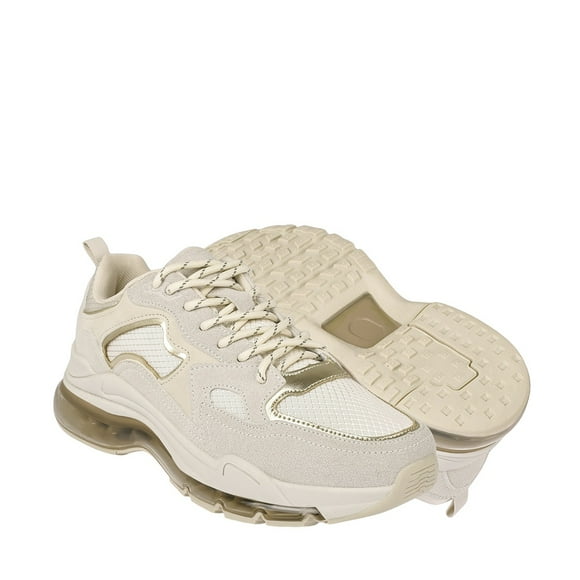 TENIS CASUALES CLASBEN MUJER HYDRA SIMIPIEL BEIGE