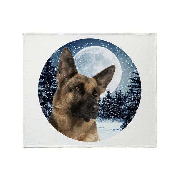 CafePress - German Shepherd Throw Blanket - Soft Fleece Throw Blanket, 50"x60" for All Ages