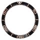 thumbnail image 1 of Anillo de bisel de reloj de cerámica, piezas de repuesto de inserción de bisel de reloj profesional de 38mm, accesorio para relojero, Base negra, dígitos de oro rosa, 1 of 14
