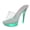 Green, variant on Women’s High Platform Heels Stiletto Sandals Open Toe Slip on Sexy Comfortable Dress Shoes Daily Party Wedding Bridal Pumps Green Size 7