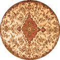 thumbnail image 1 of Ahgly Company Indoor Round Persian Orange Traditional Area Rugs, 6' Round, 1 of 1