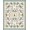 Ivory, Pattern 2, variant on ODIKA 4'x6' Dark Teal Floral Art Nouveau Washable Area Rug Intricate Botanical Motifs With Vintage And Ornate Borders Pet Friendly, Kids Safe, Non-Shedding for Bedroom, Reading Nook