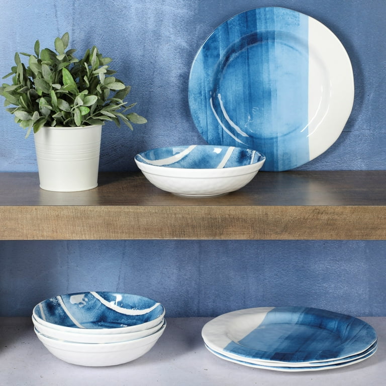 Assiette Plate Harmony Blue - Mélamine - Marine Business