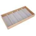 thumbnail image 1 of Sunglasses Display Case, Portable Practical Glasses Box 5 Grids Durable  For Watches For Spectacles Store For Shoppe For Jewelry Gray, 1 of 8