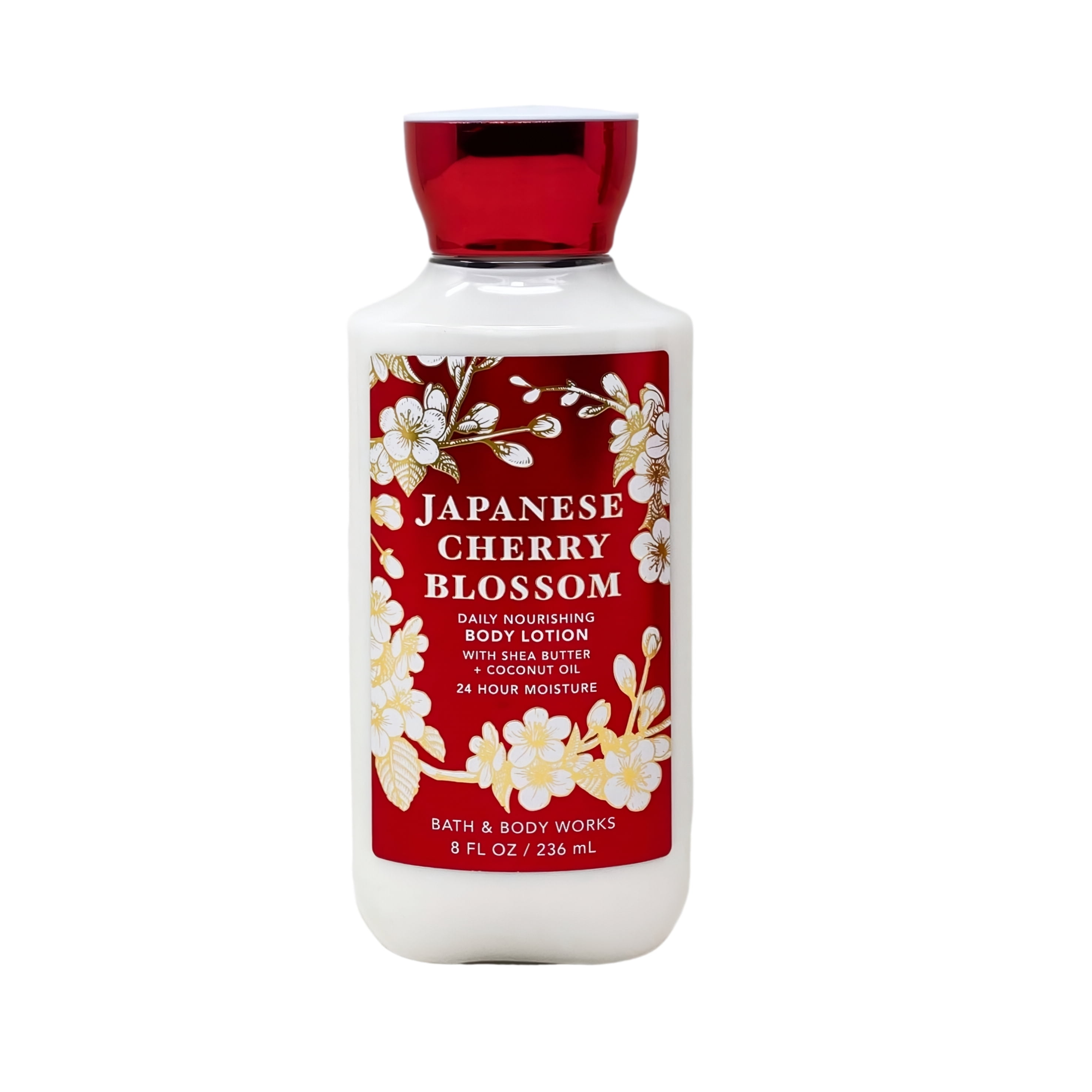 Bath & Body Works Japanese Cherry Blossom - 3 Daily Nourishing Body Lotions with a Cherry On Top Bar Soap