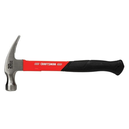 UPC: 0885911570718 | Craftsman 20 oz. Claw Hammer Steel Head Fiberglass Handle 12.75 in. L Smooth Face