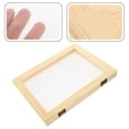 thumbnail image 3 of Homoyoyo 1Set Paper Making Screen Frame for Diy Paper Craft Wooden Mdf Rectangular Shape Handmade Diy Art Lovers, 3 of 7