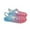 Blue, variant on WOYY Toddler Girls Close Toe Jelly Sandals Gradient Summer Beach Princess Sandal