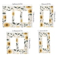 thumbnail image 2 of Yayeee Rocker Switch Wall Plate 3-Gang 6.5"x4.6" Home Decorative Outlet Cover, Sunflower Pattern, 2 of 6