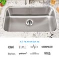 thumbnail image 4 of Colador de fregadero SinkShroom Kitchen, acero inoxidable sin obstrucciones, 4 of 9