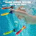 thumbnail image 7 of JOYIN 8 Packs Pool Toys, Shark Underwater Diving Toys, Colorful Swimming Toys Sinking Throwing for Kids Gifts Summer Swim Dive Training Water Fun Pool Games(Sharks), 7 of 7