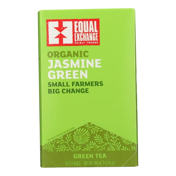 Jasmine Green Tea Organic 20 Bags (Case Of 6)