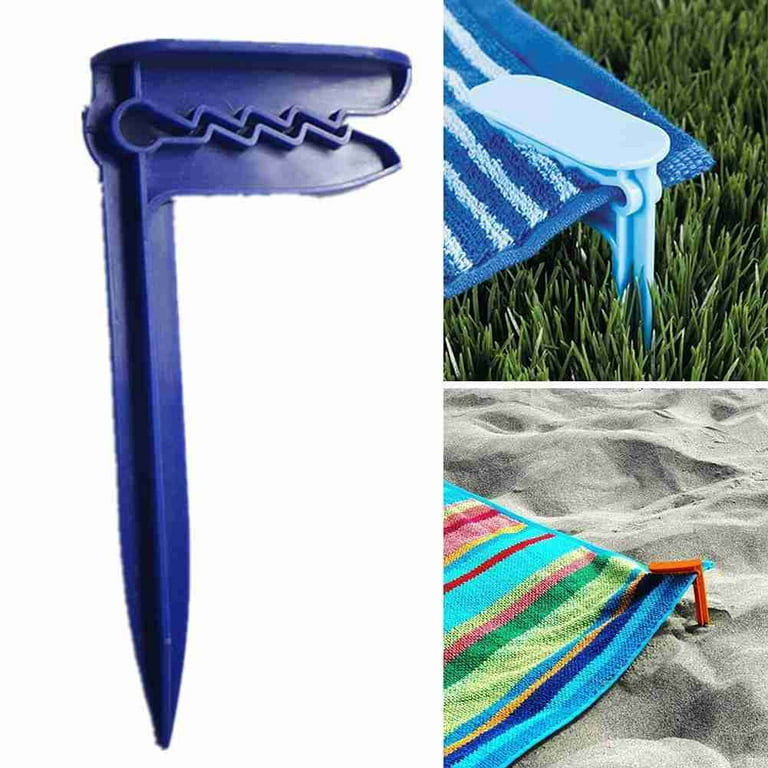 1pc Beach Towel Clip Camping Mat Clip Outdoor Clothes Pegs For