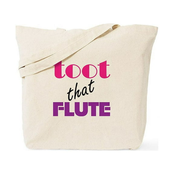 CafePress - Toot That Flute Tote Bag - Unisex Canvas Tote Bag, Beige, 1-Piece