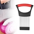 thumbnail image 1 of Oleegame 1PC Potato Fry Cutter Meat Insertion Pin 430 Stainless Steel Lemon Slicer Steak Looser Pin Onion Pin Cutting Vegetable Guard Fixer, 1 of 9