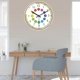 thumbnail image 3 of Colorful Wall Clock for Kids - Silent, Non-Ticking, Battery Powered, 3 of 5