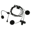 thumbnail image 2 of Motorcycle Helmet  Headset,  Talkie Headset 150cm Line Length Enhance Sound 2 Speakers  for  IC-F3 for IC-F4, 2 of 8