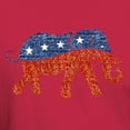 thumbnail image 3 of CafePress - Glitter Republican Elephant T Shirt - Men's Classic Graphic Cotton T-Shirt, 3 of 4