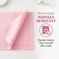 thumbnail image 5 of REGALWOVEN 12 Pack Cloth Napkins, Washable and Reusable Table Dinner Napkins for Home, Restaurant, Weddings, Event, and Parties Pink 18x18inch, 5 of 6