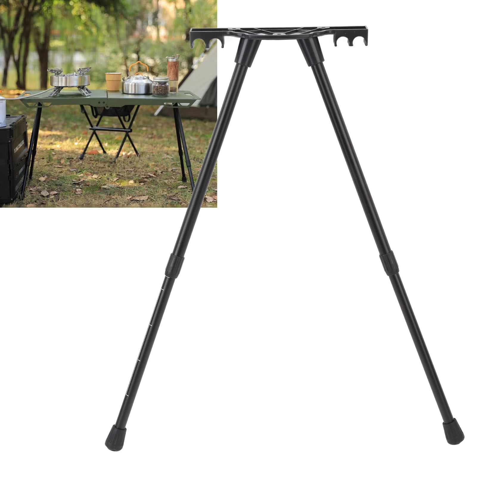 Metal Folding Table Legs, Easy Storage Nylon Connector Folding