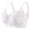 White, variant on Front Closure Bras for Women No Underwire Plus Size Wireless Comfortable Cotton Sleep Bra for Older Womens Bras
