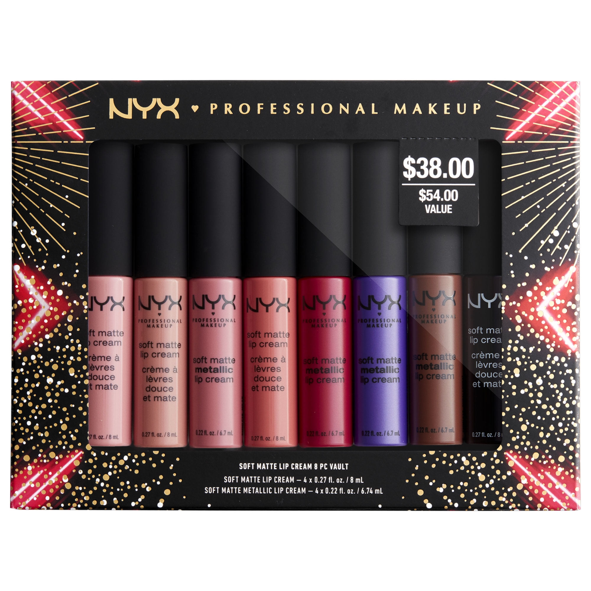 nyx lip cream vault