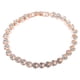 thumbnail image 2 of Simple Natural Full Diamond Crystal Roman Bracelet Female Zircon Silver, 2 of 2