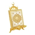 thumbnail image 3 of GROWTH TANK Islamic Muslim Quran Box with Stand Fancy Multifunctional Birthday Gift Gold S, 3 of 9