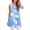 Bm02-FP Light Blue, variant on Womens Summer Casual T-Shirt V-Neck Sleeveless Tunic Tops for Leggings Loose Blouse Shirt