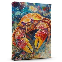 Hermit Crab Ruggie Canvas Wall Art Animal Decor, Hermit Crab Ruggie Canvas Prints Wild Animal Artwork for Living Room Bedroom Office 190HD529