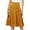 Yellow, variant on Skirts for Women 4-way Stretch Women Girl Stretch High Waist Pleated Mid Length Version Knit Flared Skirt Basic Essentials Summer Vacation Beach Fashion