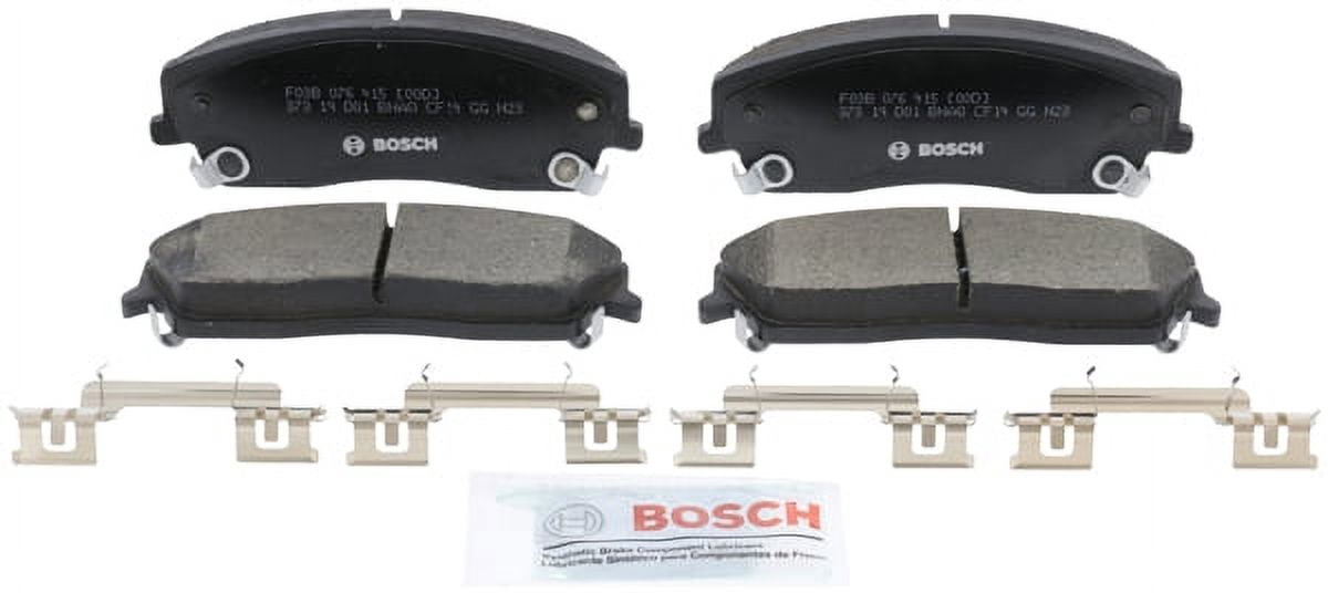 Bosch Quiet Cast Ceramic w/Hardware Brake Pad Set, and Shims Fits select: 2005-2006 CHRYSLER 300C, 2006-2013 DODGE CHARGER