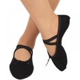 thumbnail image 1 of 1 Pce Pantoufle/chaussure de Danse en Cuir à Semelle Complète pour Femme, 1 of 9