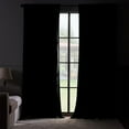 thumbnail image 5 of Top Finel 100% Blackout Velvet Pleated Window Shades, 52" x 96", Black, 5 of 9