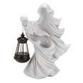 thumbnail image 3 of Estatua de adorno de linterna BLESIY arte coleccionable Decoración de Halloween estatuilla para Bar fiestas Blanco Figuras de brujas de Halloween, 3 of 8