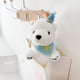 thumbnail image 2 of 25/35/45/55cm Cute Navy Polar Bear Plush Toy/Children's Doll Hug/Pillow Home Decoration/Children's Birthday Gift/Christmas Giftwhite55cm Deng Xun unisex, 2 of 2