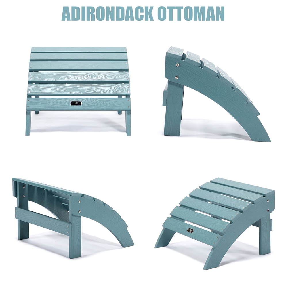 Kepooman Adirondack Footstool for Fade-Resistant Footstool for Outdoor Patio, Deck, Garden, Porch and Lawn, Blue Kepooman Adirondack Footstool for Fade-Resistant Footstool for Outdoor Patio, Deck, Garden, Porch and Lawn, Blue