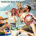 thumbnail image 4 of Tambourin à Main Rouge avec Jingles en Métal Croquants, Instrument de Percussion Durable en ABS et Acier Inoxydable - Jouet Musical Parfait et Cadeau de Fête pour Réunions de Famille, Activités en Classe, Anniversaire et, 4 of 6