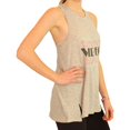 thumbnail image 2 of P.J. Salvage Womens Good Vibes Pajama Sleep Tank Top, Grey, Small, 2 of 5