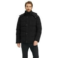 thumbnail image 3 of Wantdo Men's Recycled Winter Coat Warm Quilted Winter Jacket Recycled Puffer Jacket with Removable Hood Black L, 3 of 9