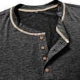 thumbnail image 6 of Men Big and Tall Shirts Hvyesh Mens Shirts Long Sleeve Casual Classic Henley T-Shirts Lightweight Button Muscle Fit Tee Shirts, 6 of 9