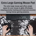 thumbnail image 4 of Big Mouse Pads Black Gaming Mousepad Computer Desk Mat Cute Desk Mat Non-Slip Rubber Base Waterproof with Stitched Edges 35.4 X 15.7 for Game Office, Horse Hide Animal Print, 4 of 6