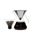 thumbnail image 5 of Pour-over Coffee Maker 17oz/0.5L Stainless-Steel Filter Clear Precision Measuring Cup & Carafe, 5 of 8