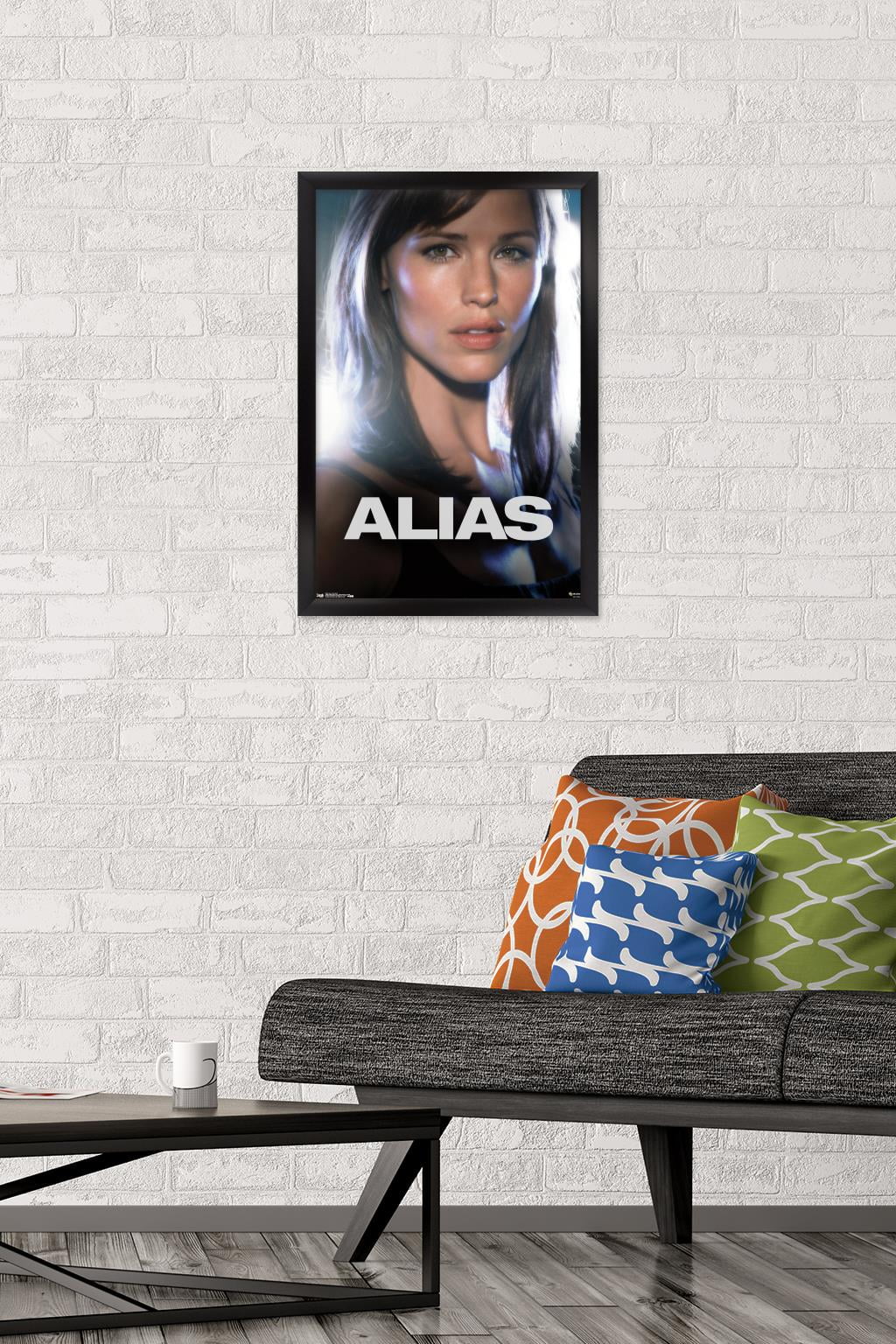 Alias - One Sheet Wall Poster, 14.725" x 22.375", Framed