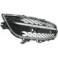 thumbnail image 3 of Front Bumper Grille Compatible with MAZDA CX-9 2010-2012 Lower Chrome Black, 3 of 5