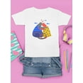 thumbnail image 3 of Cat Couple In Love T-Shirt Juniors -Image by Shutterstock,  x-Large, 3 of 4