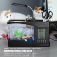 thumbnail image 2 of Fish   Mini Fish   Aquarium  Mini Aquarium  Usb Rechargeable Fish  Multifunctional USB Rechargeable Mini Fish  Aquarium With Clock Function LED Light, 2 of 8