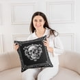 thumbnail image 4 of Brythos 4Pcs Throw Pillow Covers,Hidden Zipper, Stylish and Easy to Use Pillow Covers,Unique Décor, Thoughtful Gift Couch Pillow Covers,Style12,20"X20", 4 of 6