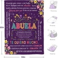 thumbnail image 5 of Papa Grandpa Gifts (Abuela Gifts M-Purple, 50x60), 5 of 6